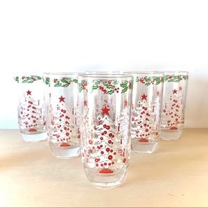 Set of Christmas Glasses
